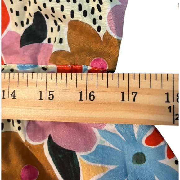 NEW Celia B Freya Dress Floral Multicolor Button Down Maxi Dress A-line Large - Picture 12 of 14